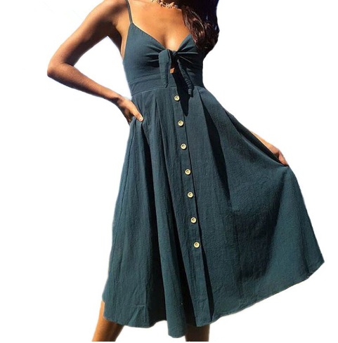 Women Summer Dresses Sleeveless Backless Strap Long Close-fitting Sheath Female Party Evening Dresses Vestidos - Image 9